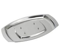 Kitchen Craft Plateau à viande Acier inoxydable 35,5 cm x 25,5 cm