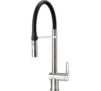 Kitchen faucet with flexible spout - 2 streams