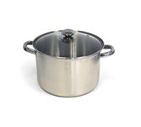 BEKA Marmite traiteur 13113324 inox 18/10 32 cm 19 L avec couvercle en verre