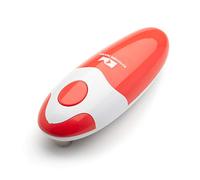 Kitchen Mama Auto Ouvre-boîte électrique automatique, Rouge | Ouverture d'une pression, mains libres, bord lisse, pour boîtes de conserve et canettes