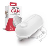 Kitchen Mama Mini Plus Ouvre-boîte électrique rechargeable, Blanc | Résistants à la chaleur, double poche avec doublure en coton, pour plats chauds, casseroles et bols