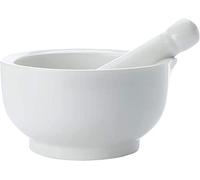 KITCHEN Mortier avec pilon 9 cm en porcelaine Petit mortier et pilon pharmacien Bol pour herbes épices sel