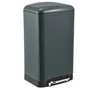 Kitchen Move Poubelle à pédale Greenwich BAT-97249 inox 40 L Gris