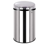 KITCHEN MOVE Poubelle de cuisine automatique 30L ARTIC en acier Inox H56cm avec cerclage