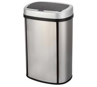 Poubelle automatique 58l inox - Kitchen Move - BAT-58LS06A SILVERY - majestic silver
