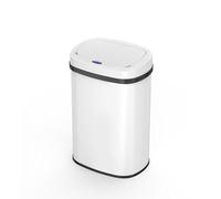 Poubelle automatique inox blanc 58l - Kitchen Move - BAT-58LS06A WHITE SS - majestic