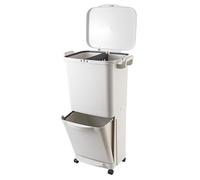 Poubelle tri sélectif avec roulettes 45l - Kitchen Move - BAT-G3150 - valoris