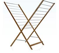 Kitchen Move Séchoir à Linge étendoir Design en X en Bois Massif Pliable 10M Xenia