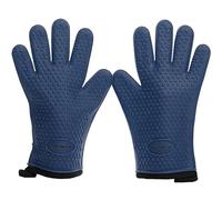 KITCHEN PERFECTION Gants de four en silicone résistants à la chaleur extrême - Manipulez les aliments chauds directement sur votre fumoir - Gants de four imperméables - Ensemble de qualité supérieure