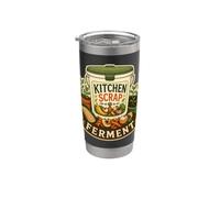 KITCHEN SCRAP FERMENT Bokashi Compost cuisine Gobelet isotherme en acier inoxydable double paroi