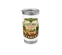 KITCHEN SCRAP FERMENT Bokashi Compost cuisine Gobelet isotherme en acier inoxydable double paroi