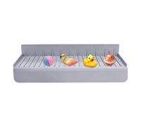 Kitchen Sink Splash Guard | 5-degree Tilt Silicone Washbasin Deflector