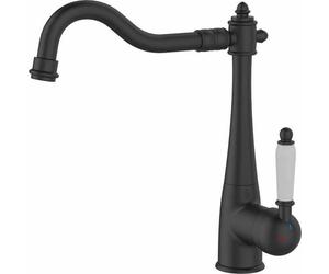 Kitchen Tap Rousseau RETRO Black Matte finish