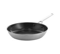KitchenAid Advanced Stainless Steel Poêle 28 cm, Antiadhésif Céramique | Acier inoxydable, revêtement antiadhésif céramique, induction, four jusqu’à 220 °C et lave-vaisselle