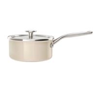 KitchenAid Casserole noyau en acier émaillé blanc amande - ø 16 cm / 1.3 litre