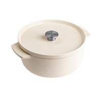 KitchenAid - Marmite en fonte 5,2 L Crème d'amande