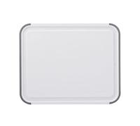 KitchenAid Classic Planche à découper antidérapante en polypropylène avec trenche périmétrique 35 x 28 cm