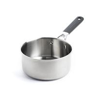 KitchenAid Classic Stainless Steel Casserole en Acier Inoxydable à 3 Couches 16 cm/1.5 Litre, Clad, Induction, Four sûr, Poignée Stay-Cool, Argent