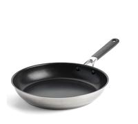 KitchenAid CC005702-001, Poêle universelle ronde, noire, en acier inoxydable, revêtement céramique, , acier inoxydable, diamètre 28 cm