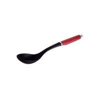 KitchenAid - Cuillère de Cuisine Multi Tâches en Nylon Anti-Adhérent et Manche en Inox - Couleur Rouge Cerise et Noir