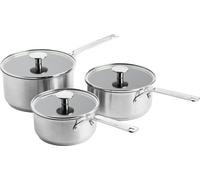 KitchenAid en acier inoxydable, casserole à manche, lot de 3 pièces, passe-four