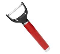 KitchenAid - Éplucheur Fruits et Légumes en Y avec Lame Mobile, Acier Inoxydable - Couleur Rouge Cerise