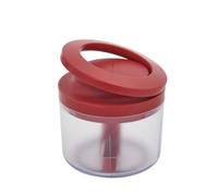 KitchenAid Hachoir manuel multi-usages, cordon de tirage et base antidérapante pour hacher facilement, rouge empire