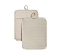 KitchenAid Kitchen Aid Ensemble de maniques en Silicone Souple nervuré 17,8 x 22,9 cm Milkshake