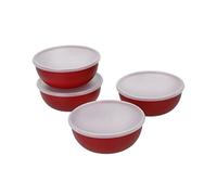 KitchenAid Lot de 4 bols à pincer Rouge empire 23 g