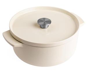 KitchenAid - Marmite en fonte 5,2 L Crème d'amande