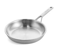 KitchenAid MultiPly 3PLY Poêle à frire de 20 cm en Acier Inoxydable Sans PFAS, Triply, Multiclad, Induction, Va au four jusqu'à 220°C, Va au lave-vaisselle, Argent