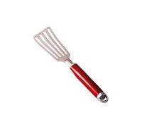KitchenAid - Pelle à Poisson à Trous en Inox, Souple et Maniable - Couleur Rouge Cerise