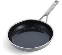 KitchenAid - Poêle à frire en acier inoxydable multiplis de 20 cm avec revêtement
