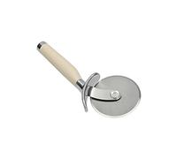 KitchenAid - Roulette à Pizza en Inox avec Protège-Doigts - Couleur Blanc Amande