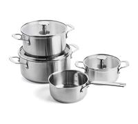Batterie De Cuisine Kitchenaid 4 Pièces - Acier Inoxydable (Faitouts Et Casserole)