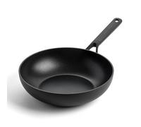 KitchenAid Wok induction 28cm - Classic Forged Aluminium - en Céramique Antiadhésive Anodisée - PFAS-Free, Four et Lave-vaisselle, Noir