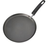 KitchenCraft Aluminium Non-Stick Crêpe Pan with Printed Recipe, 24 cm (9.5")
