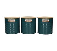 KitchenCraft Boîtes de rangement, bleu sarcelle, 3 pièces, boîte cadeau