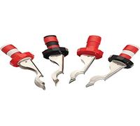 kitchencraft lot de 4 bouchons de bouteille à levier