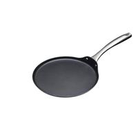 KitchenCraft Crêpière Antiadhésive en Acier au Carbone, Compatible Induction, 24 cm