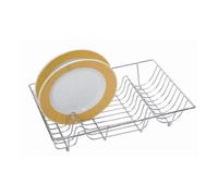 KitchenCraft - Grand Égouttoir à Vaisselle en Métal Plaqué Chrome, 48 x 33 cm
