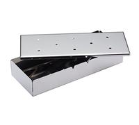 KitchenCraft Home Made Stainless Steel BBQ Smoker Box, 22.5 x 9 x 4 cm (9" x 3.5" x 1.5")