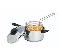 KITCHEN CRAFT - FRITEUSE TRADITIONNELLE AVEC PANIER - ACIER INOXYDABLE - 20 CM