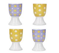 KitchenCraft Lot de 4 coquetiers en porcelaine