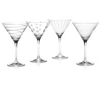Kitchencraft - Lot DE 4 Verres A Martini Tailles Cheers Mikasa