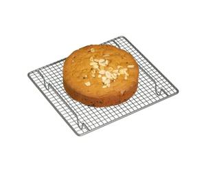 KitchenCraft MasterClass - Grille de Refroidissement Antiadhésive pour Pâtisseries, Acier, 26 x 23 x 16 cm