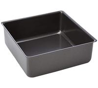 KitchenCraft MasterClass - Moule à Gâteau Carré Antiadhésif avec Fond Amovible, 20 cm