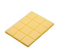 KitchenCraft Natural Elements - Cire Vegan pour Emballages Alimentaires Réutilisables, 12 Carrés de Cire de Soja