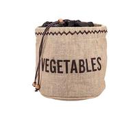 KitchenCraft Natural Elements - Sac à Légumes en Toile de Jute, Marron, 21 x 21 x 20 cm
