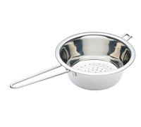 KitchenCraft passoire en acier inoxydable avec long manche en métal, 2 cm (8"), argent